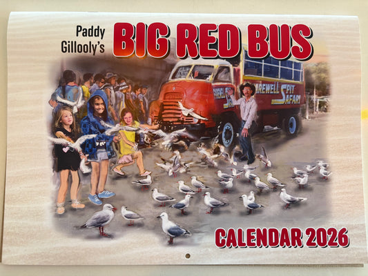 2026 Calendar - Paddy’s Big Red Bus
