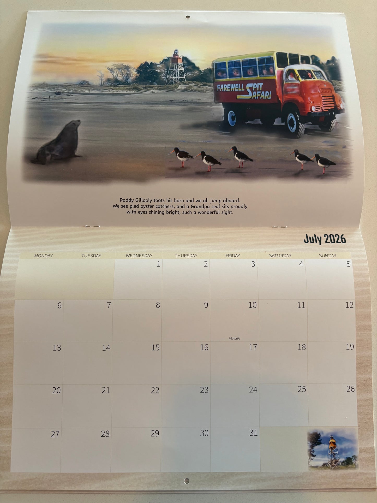 2026 Calendar - Paddy’s Big Red Bus